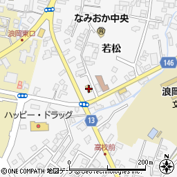 セブンイレブン青森浪岡中央店周辺の地図