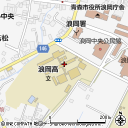 青森市役所浪岡事務所　健康福祉課総務管理チーム周辺の地図