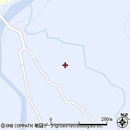 青森県鰺ヶ沢町（西津軽郡）芦萢町（尾上崎）周辺の地図