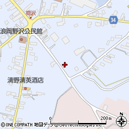 樽沢郵便局周辺の地図