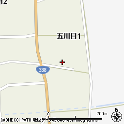 青森県三沢市五川目1丁目207周辺の地図