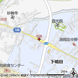 寺道周辺の地図