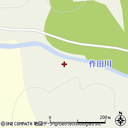 作田川周辺の地図