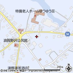 株式会社佐藤渡辺浪岡出張所周辺の地図