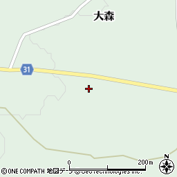 青森県弘前市大森勝山80周辺の地図