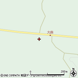 青森県弘前市大森勝山171周辺の地図