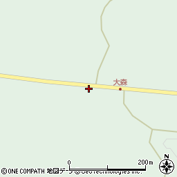 青森県弘前市大森勝山174周辺の地図