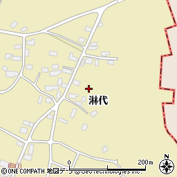 青森県上北郡東北町大浦淋代61周辺の地図