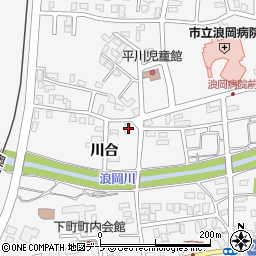 青森県青森市浪岡大字浪岡川合42-10周辺の地図