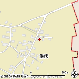 青森県上北郡東北町大浦淋代54周辺の地図