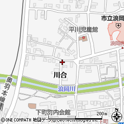 間山新聞店・陸奥・産経・河北新報周辺の地図