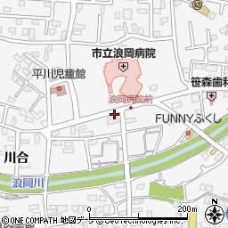 フロンティア薬局浪岡店周辺の地図