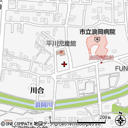 平川児童公園周辺の地図