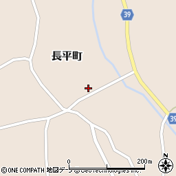 青森県鰺ヶ沢町（西津軽郡）長平町（乙音羽山）周辺の地図