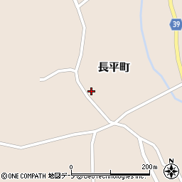 青森県西津軽郡鰺ヶ沢町長平町乙音羽山20-3周辺の地図