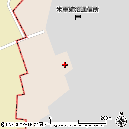 青森県三沢市大浦周辺の地図