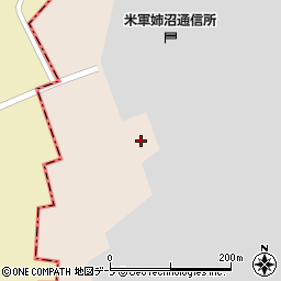 青森県三沢市大浦周辺の地図