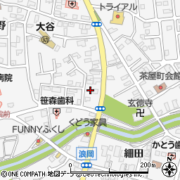 青森県青森市浪岡大字浪岡平野137-22周辺の地図