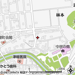 青森県青森市浪岡大字浪岡林本103-4周辺の地図