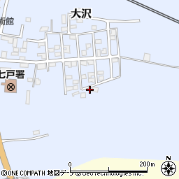 青森県上北郡七戸町大沢59-55周辺の地図