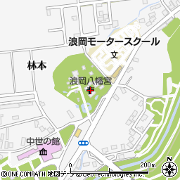 青森県青森市浪岡大字浪岡林本123-3周辺の地図