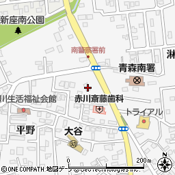 青森県青森市浪岡大字浪岡平野54周辺の地図