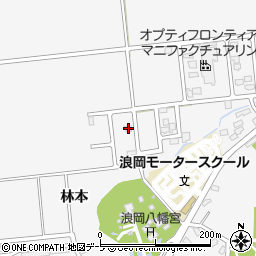 青森県青森市浪岡大字浪岡林本93-5周辺の地図