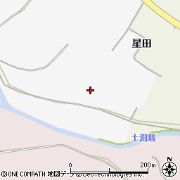 青森県弘前市三和星田周辺の地図
