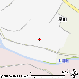 青森県弘前市三和（星田）周辺の地図