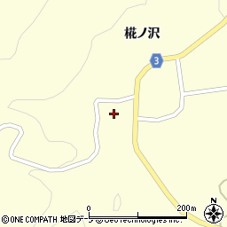 青森県西津軽郡鰺ヶ沢町浜横沢町深沢78周辺の地図