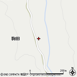 青森県青森市入内駒田45-2周辺の地図