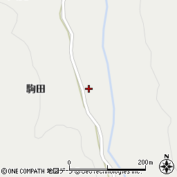 青森県青森市入内駒田45周辺の地図