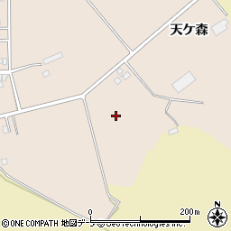 青森県東北町（上北郡）上野（天ケ森）周辺の地図