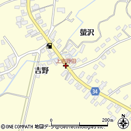 上吉野田周辺の地図