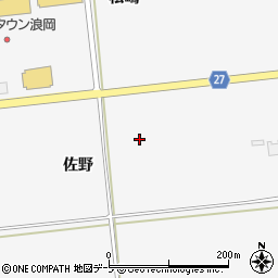 青森県青森市浪岡大字浪岡（佐野）周辺の地図