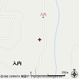 青森県青森市入内駒田67-1周辺の地図