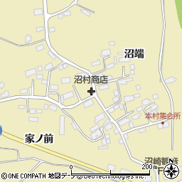 沼村商店周辺の地図