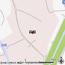 青森県弘前市小友萩原周辺の地図