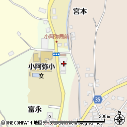 小阿弥保育所鶴住周辺の地図