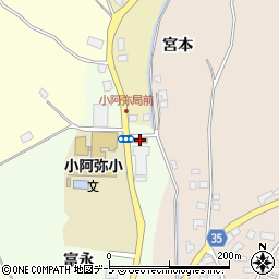 小阿弥郵便局 ＡＴＭ周辺の地図