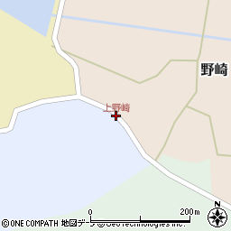 上野崎周辺の地図