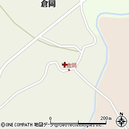 青森県上北郡七戸町倉岡95周辺の地図