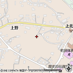 青森県東北町（上北郡）上野（上野）周辺の地図