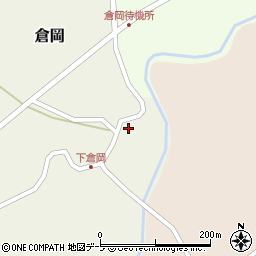 青森県上北郡七戸町倉岡105-1周辺の地図