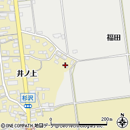 青森県青森市浪岡大字杉沢井ノ下67-9周辺の地図