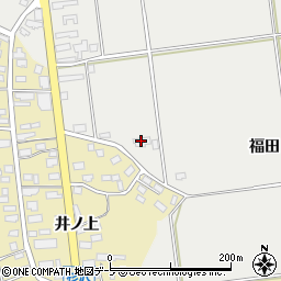 青森県青森市浪岡大字高屋敷福田39周辺の地図