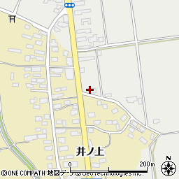 青森県青森市浪岡大字高屋敷福田17周辺の地図