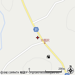 青森県弘前市十面沢轡73周辺の地図
