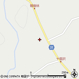 青森県弘前市十面沢轡83周辺の地図