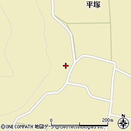 青森県西津軽郡鰺ヶ沢町南金沢町平塚126周辺の地図
